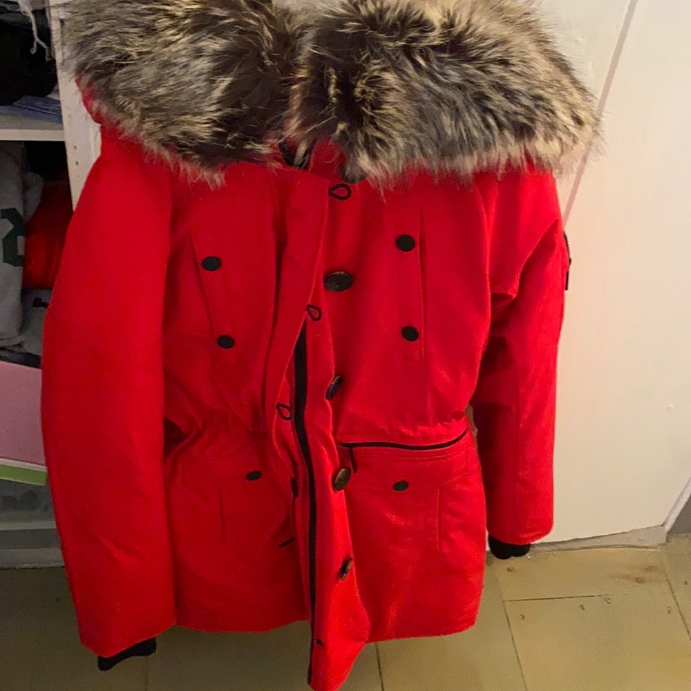 Bcbg red coat